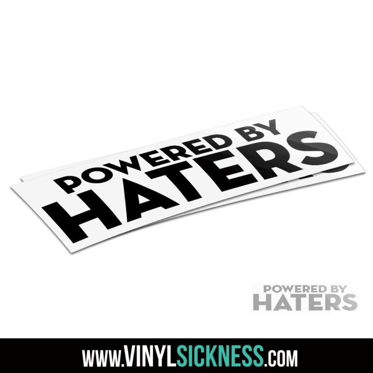 HATERS GONNA HATE • JDM TUNER STICKERS / DECALS • VS
