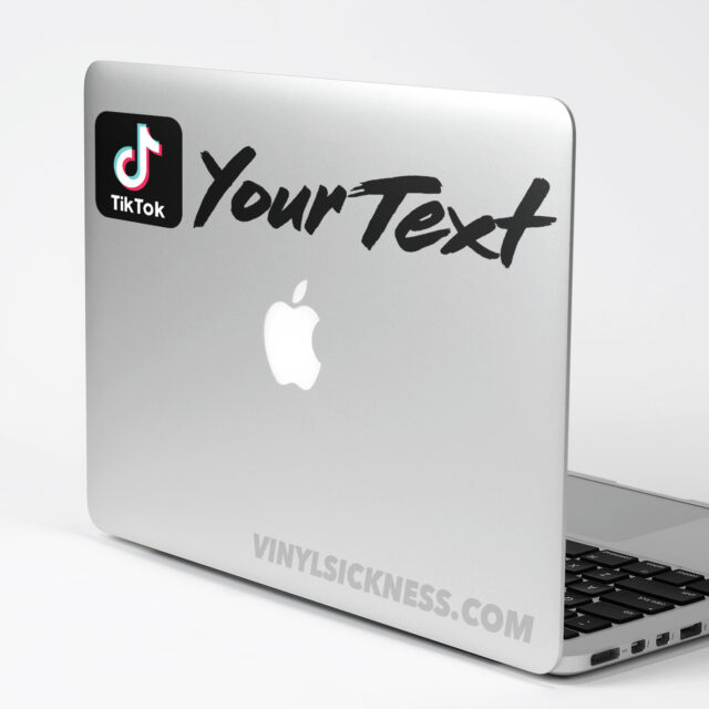 CUSTOM TIKTOK SOCIAL STICKER DECAL NEW 