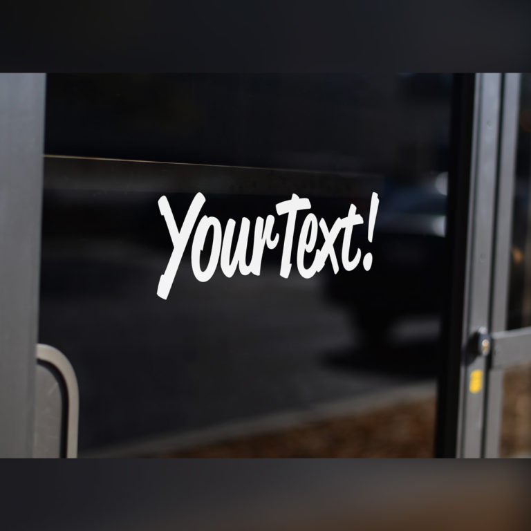 CUSTOM TEXT • Custom Vinyl Stickers / Decals • Vinyl Sickness