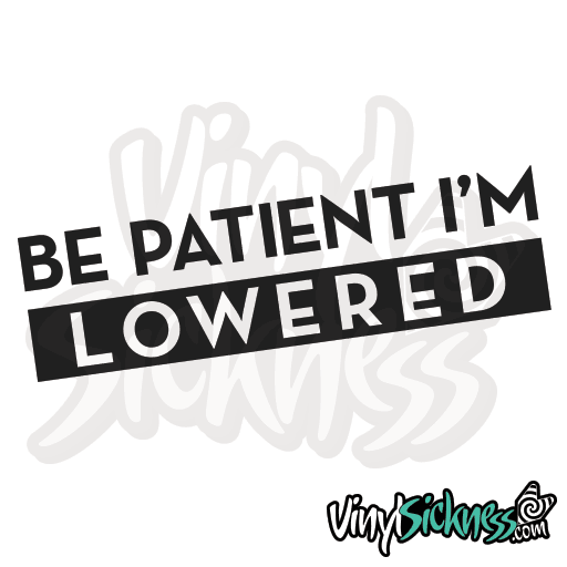 Praise The Lowered Sticker Decal – Car Stance JDM Slammed – Madd Decals
